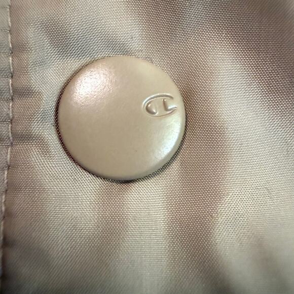 Champion Big C Coaches Jacket Men’s Large Tan with Burgundy Logo - Picture 8 of 14